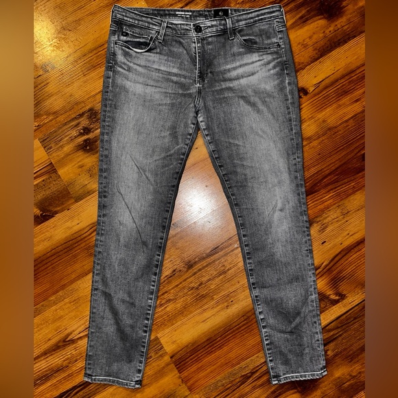 Ag Adriano Goldschmied Gray Women's Legging Skinny Ankle Jeans 31 - Picture 1 of 9
